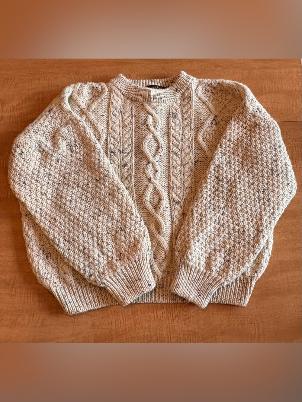 100% Wool Fisherman’s Sweater - Picture 2 of 6